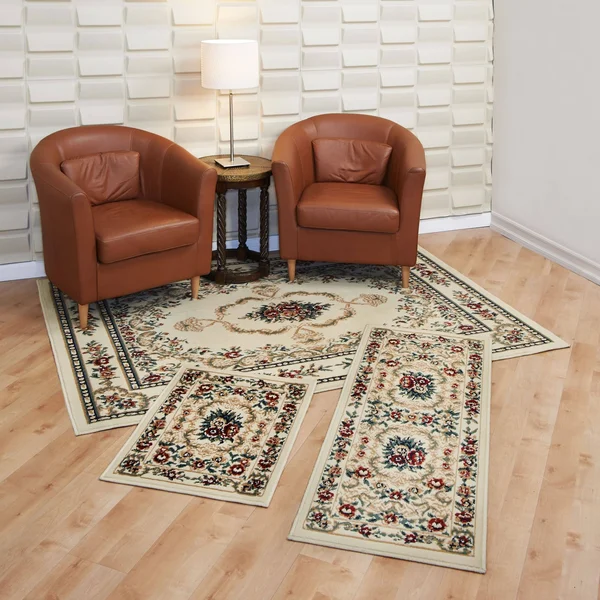 Capri 3 Piece Rug Set - Savonnerie