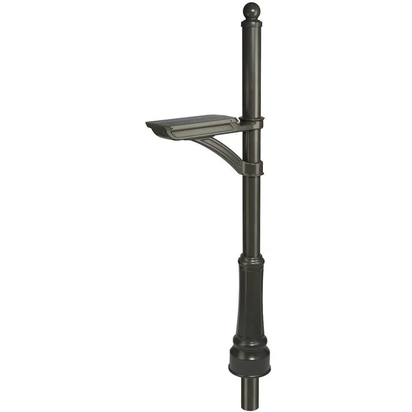 Architectural Mailboxes 7513Z Nantucket Decorative Post with Decorative Cover Graphite Bronze