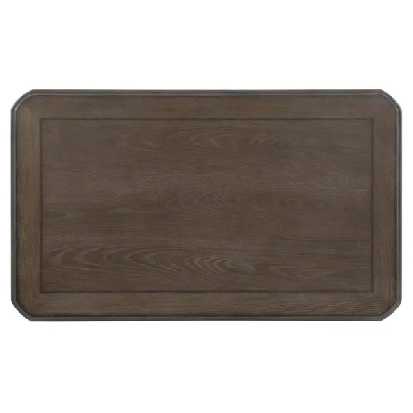 Lexicon Willowick Wood 3 Drawer Coffee Table in Antique White