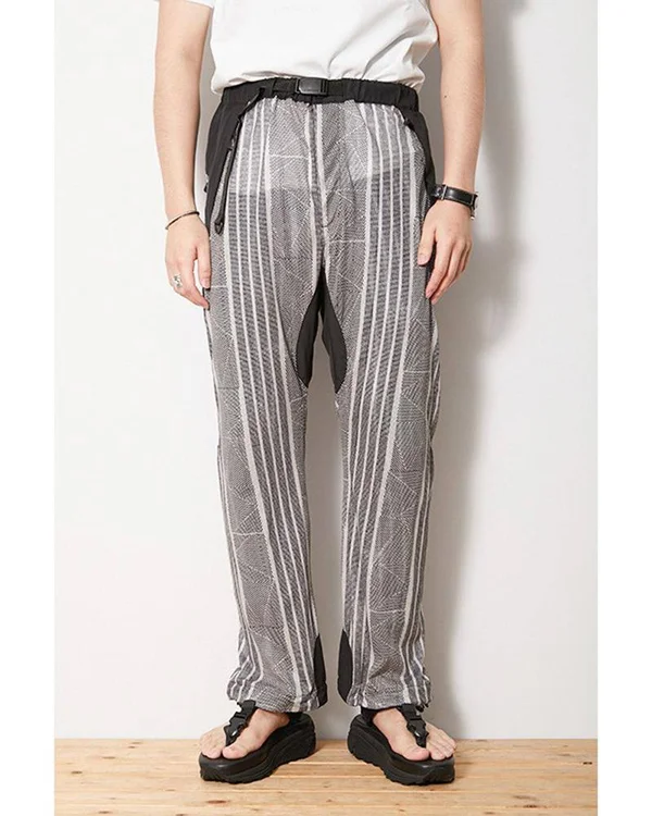 Printed Insect Shield Pants Beigeblack, M