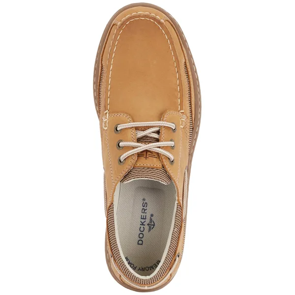Dockers Men's Lakeport Boat Shoe Dark Tan, 9, M