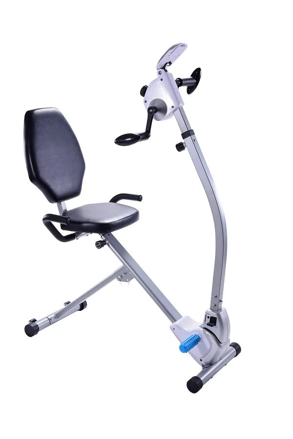 Stamina Seated Upper Body Exercise Bike - Gray, 38.5" x 22.75" x 52.5"