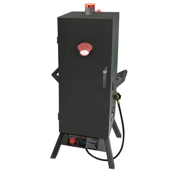 Landmann USA Smoky Mountain Vertical Gas Smoker - Grey, 45.25" x 21" x 21"