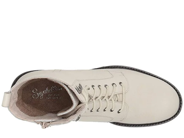 Women's Seychelles Irresistible Combat Boot, Size: 7, White