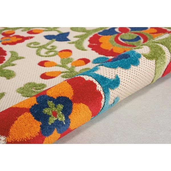 Nourison Aloha ALH17 Area Rug, Multicolor, 5&3x22 Round