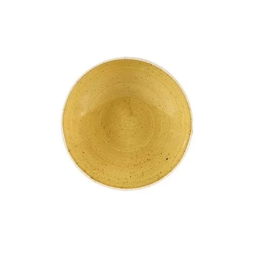 Churchill China Churchill SMSSEVB71 - Stonecast Mustard - Evolve Coupe Bowl 7.25x22