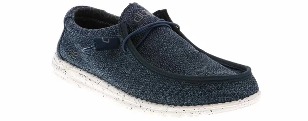 Hey Dude Wally Sox Micro Men's Shoes Steel Blue : 10 M