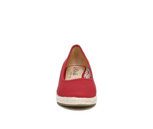 LifeStride Karma Women's Espadrille Wedges, Size: 9, Red