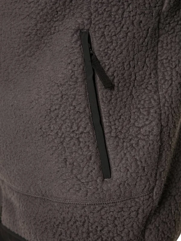 Berghaus Syker Mens Fleece Jacket Grey Pinstripe/Jet Black XL