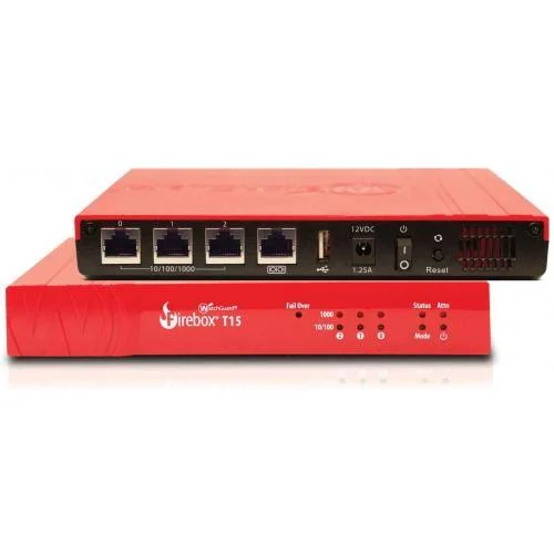 Trade Up to WatchGuard Firebox T15 with 1-Yr Basic Security Suite (WW)