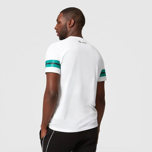 Mercedes AMG Petronas F1 Lewis Hamilton 44 T-Shirt - White
