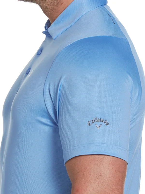 Callaway Men's Big & Tall Solid Swing Tech Polo Shirt - Cornflower Blue, Size 4X, Polyester/Elastane