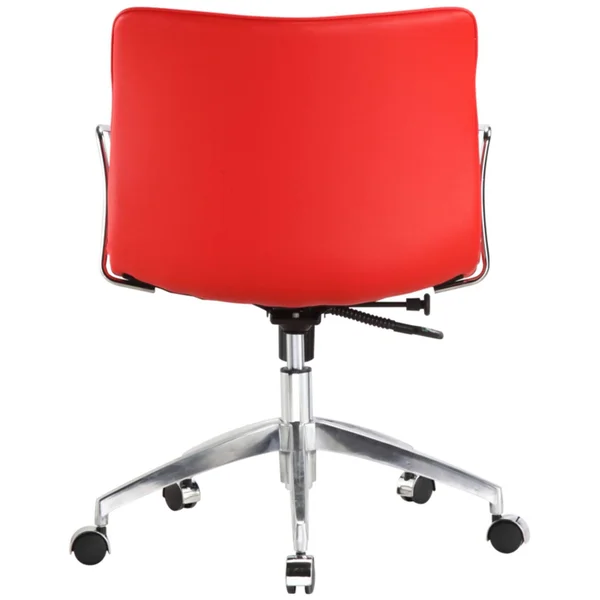 Fine Mod Imports Comfy Mid Back Office Chair Red