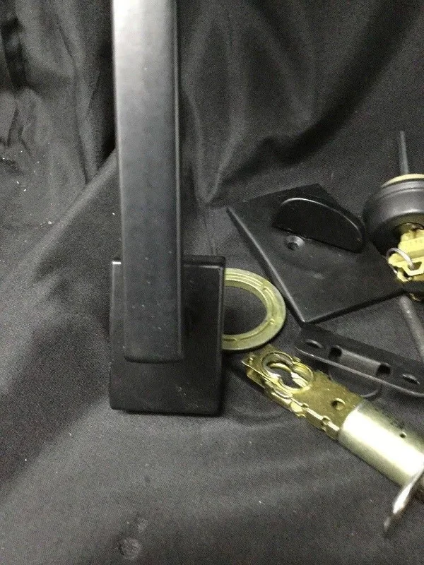 Schlage Lock Company Century Single Cylinder Handleset and Latitude Lever Matte Black (F60 Cen 622 LAT Cen )