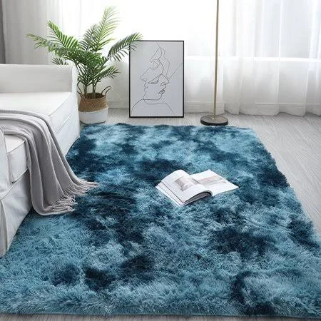 Super Soft Fluffy Floor Rug Washable Shag Rug Shaggy Area Rug Bedroom Dining Room Anti-Skid Carpet Yoga Mat Child Play Mat 63x79