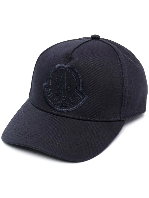 Moncler Logo Cap - Blue - Hats