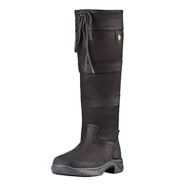 Dublin Ladies River Boots III Wide - 8, Black