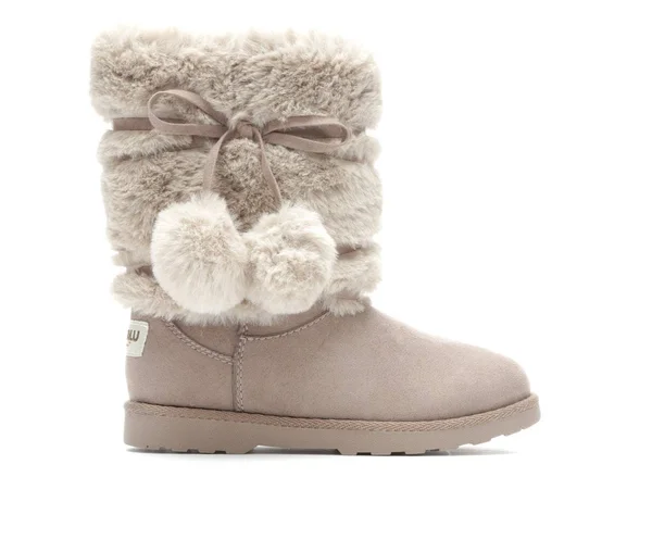Girls& Makalu Little Kid & Big Kid Cozy Land Boot in Taupe Size 13 - Little Kid Medium