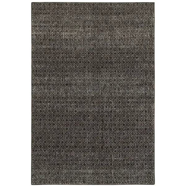 Carson Carrington Boden Textural Diamonds Area Rug - 3&3x22 x 5&2x22 - Red/Rust