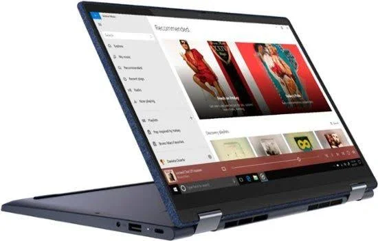 Lenovo Yoga 6 13 2-in-1 13.3x22 Touch Screen Laptop - AMD Ryzen 5 - 8GB Memory - 256gb SSD - Abyss Blue with Fabric Cover