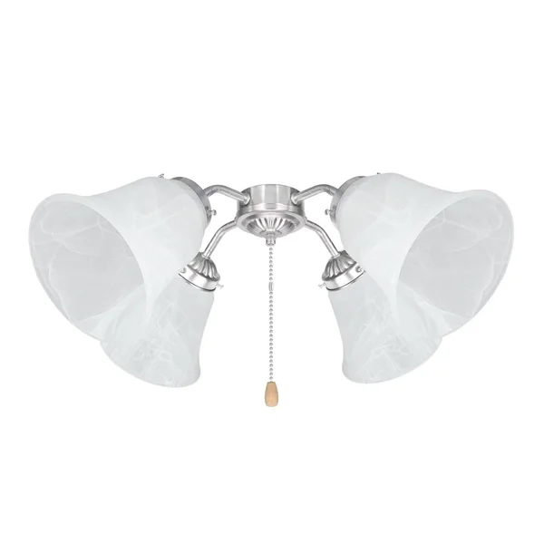 Aspen Creative Alabaster 23105-4 Transitional Style Replacement Bell Shaped Glass Shade - 2 1/8x22 Fitter size, 5 1/2x22 High x 5