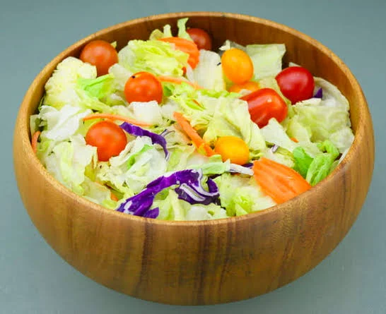 Acaciaware 7-Piece Round 10x22 x 4x22 Salad Bowl Set with Four 6x22 x 2x22 Salad Bowls and Servers
