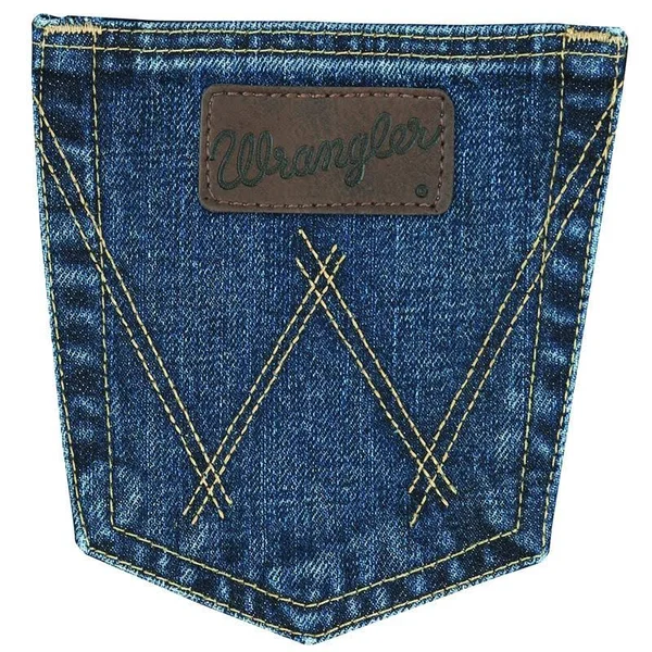 Wrangler Men's 20X Deep Blue Jeans Competition Relaxed Fit - 01Mwxdb
