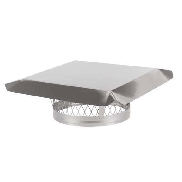 HY-C LC11 Round Stainless Steel Clamp on Single Flue Liner Chimney Cap - 11x22