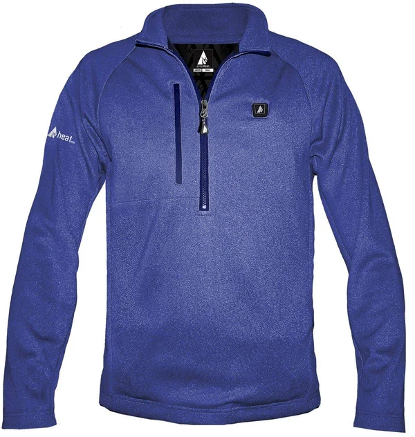 ActionHeat 5V Battery Heated 1/2 Zip Pullover Shirt - Men's