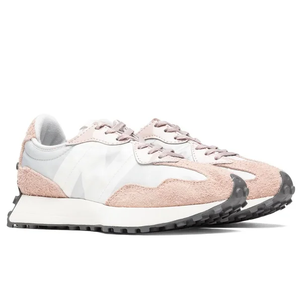 New Balance 327 Women's Sport Style Shoes - White/Grey (Size 5)