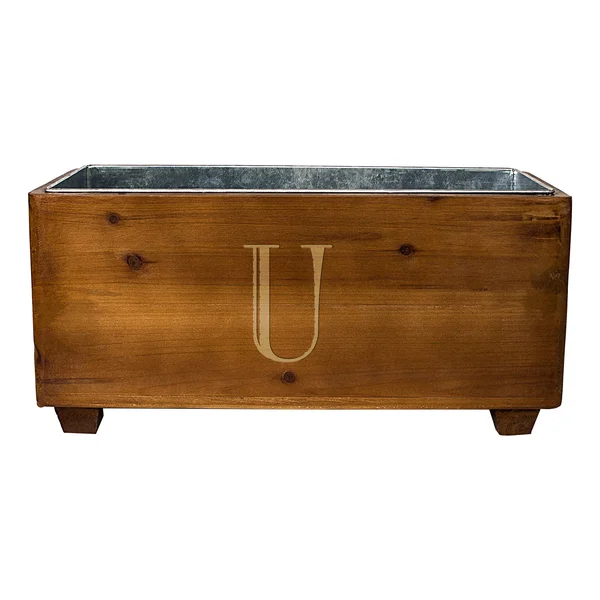 Cathy&s Concepts Personalized Wooden Wine Trough