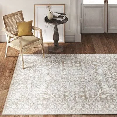 Oriental Cream Area Rug Kelly Clarkson Home Rug Size: Rectangle 2& x 4&
