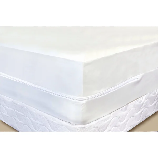 Malibu Mattress Pad Encasement - Size: King, White