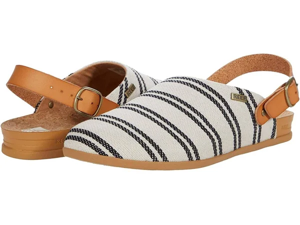 Reef Cushion Sage TX (Black Stripes) Women's Sandals-8