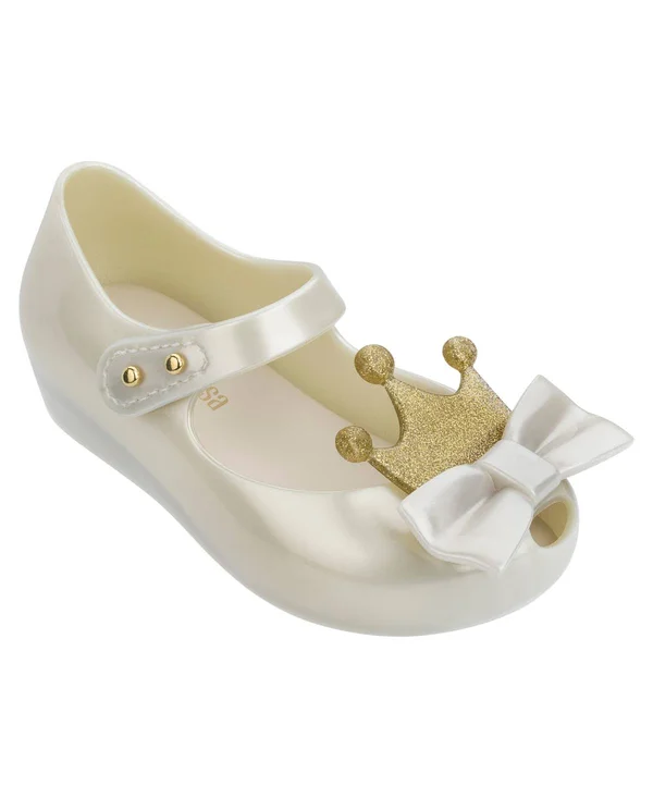 Mini Melissa Ultragirl Princess Shoes Silver 5
