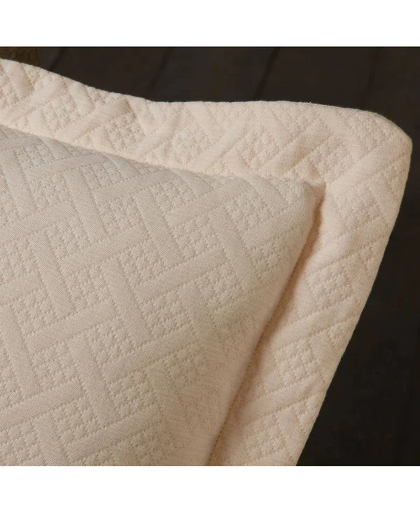 Superior 100% Premium Cotton Oversized Basket Weave Pattern All-Season Bedspread King Black
