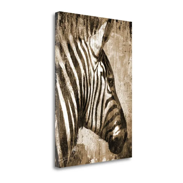 Tangletown Fine Art African Animals II - Sepia by Eric Yang, Giclee Print on Wrap Canvas, 23x22x32x22