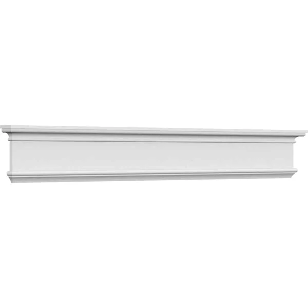 Ekena Millwork CRH09X172BE 172x22 Bottom Width x 176 3/8x22 Top Width x 8 5/8x22H x 3/8x22P Bedford Crosshead