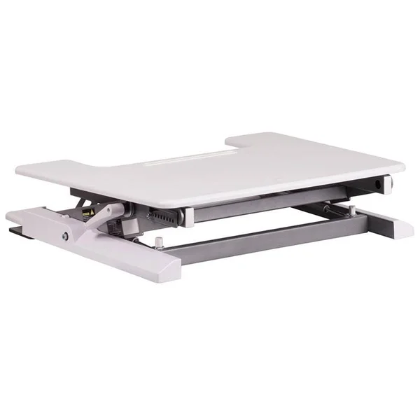 28x22W Sit-Stand Height Adjustable Ergonomic Desk White