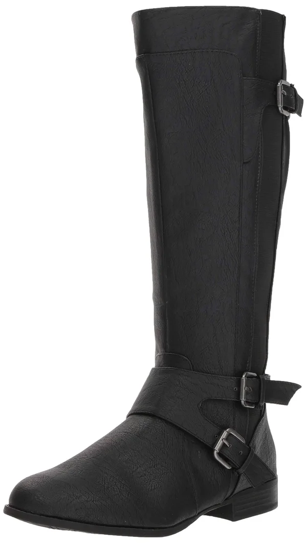 Women's LifeStride Fallon Riding Boot - Black - Size 6