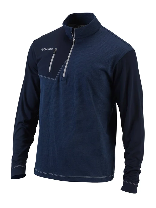 Columbia Men's Omni Heat Regulation 1/4 - M - Navy Blue