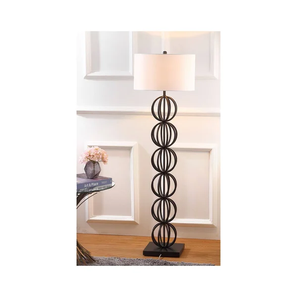 Safavieh Suzie Sphere Floor Lamp, Black