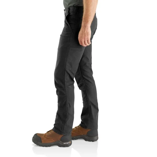 Carhartt Rugged Flex Straight Fit Duck Double Front Pants - Brown, 30x22 x 38x22