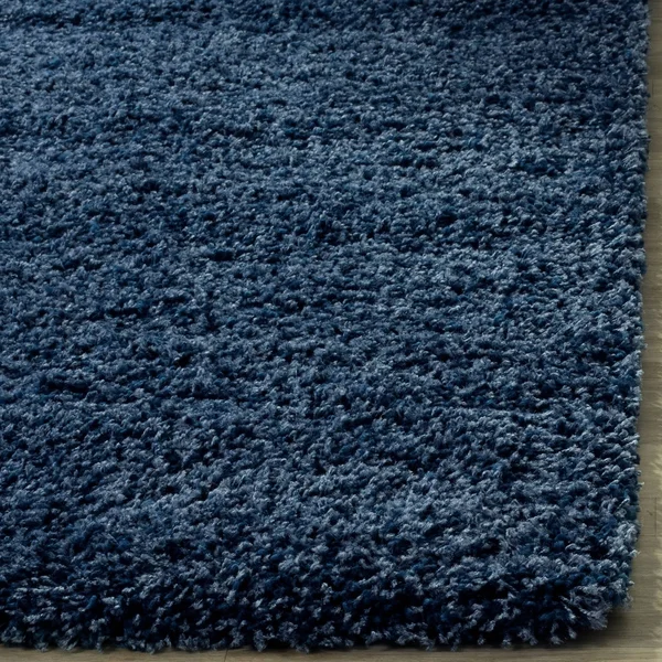 Safavieh California Shag SG151-7070 5&3x22 x 5&3x22 Square Navy Area Rug