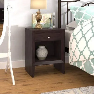 Malachi 1 Drawer Nightstand Red Barrel Studio