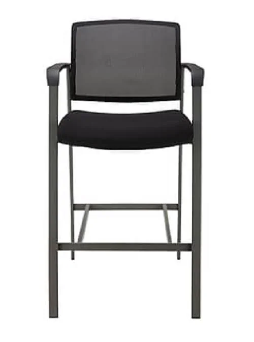 Staples Esler Mesh Guest Stool Black 28356R-CC