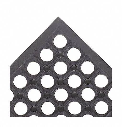 Notrax 619S0310BL Drainage Mat - 10 ft. L, 3 ft. W, black