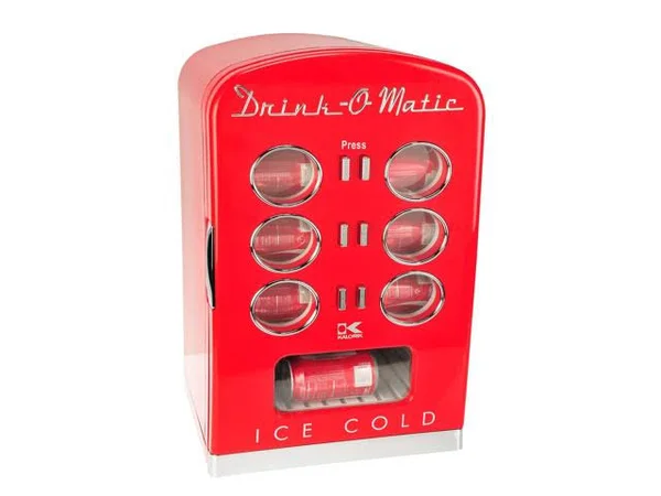 Kalorik Retro MCL 36711 Drink O Matic 12-Can Drinks Chiller - 13.5x22 - Red