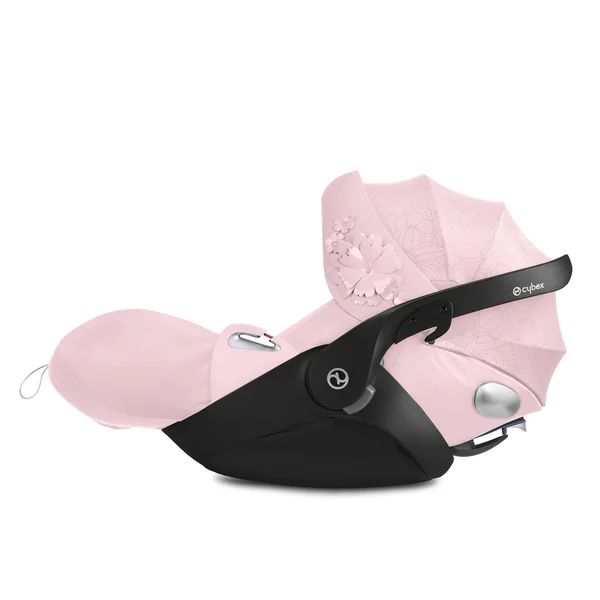 Cybex Cloud Q SensorSafe Infant Car Seat - Simply Flowers - Nude Beige