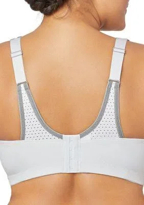Women's Glamorise Elite Adjustable Underwire Sports Bra - Size 34G - White